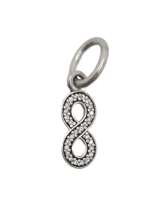 Pandora Jewelry - Authentic Pandora 925 & CZ  Symbol of Infinity Dangle Charm - MINT CONDITION